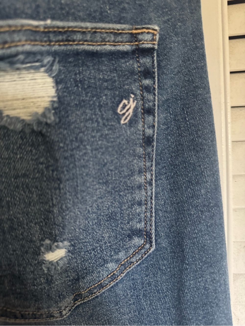CJLA- Chrissy Distressed  Jeans - Picture 4 of 11